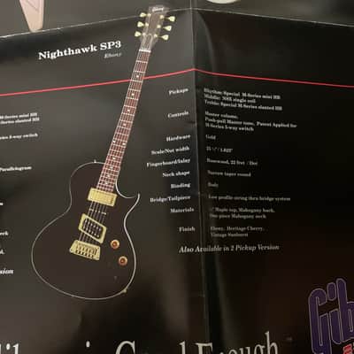 Gibson Jimi Hendrix Poster Catalog 1993 Flying V Explorer Firebird Melody Maker Nighthawk image 6