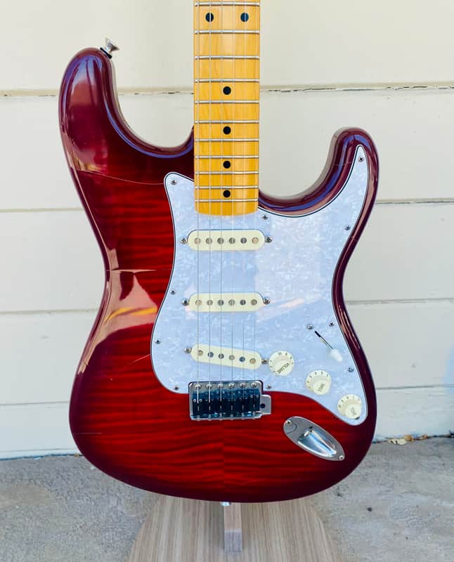 FENDER 50'S STRATOCASTER REISSUE CPF ELECTRIC GUITAR W/ CASE - 1993 image 1