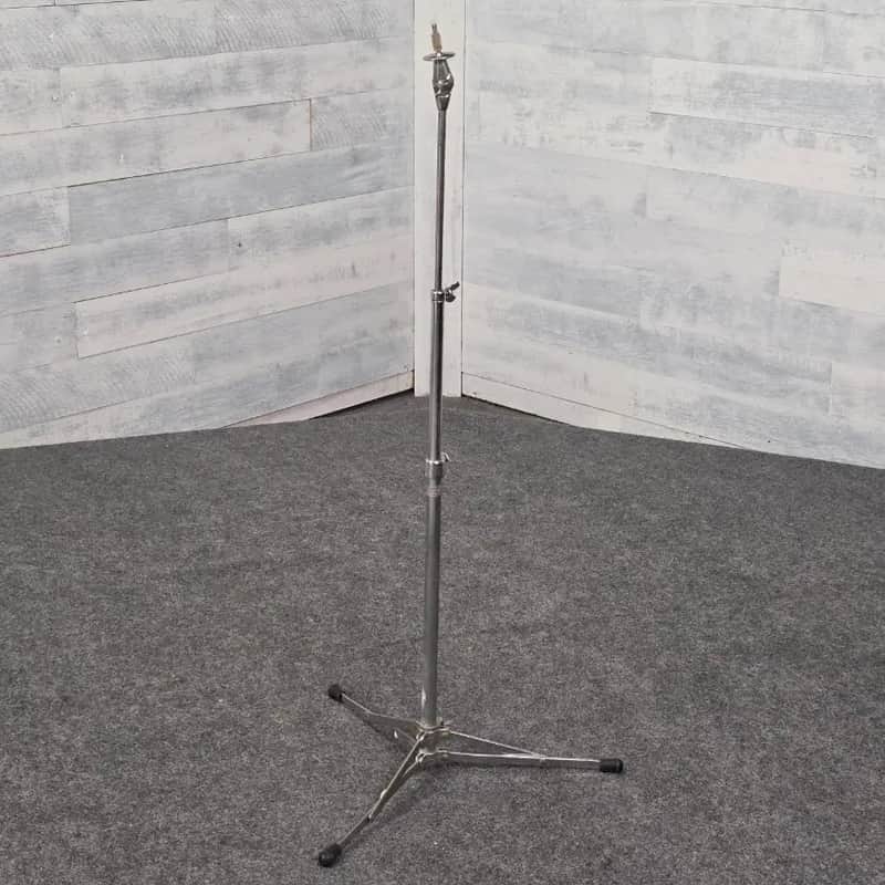 Used Vintage Ludwig Flat Base Straight Cymbal Stand - Fair image 1