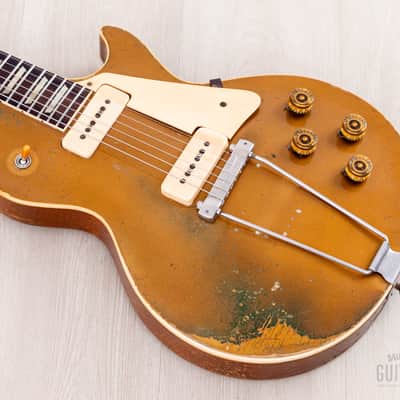 1952 Gibson Les Paul Standard Goldtop Vintage Guitar w/ Lifton Case image 10