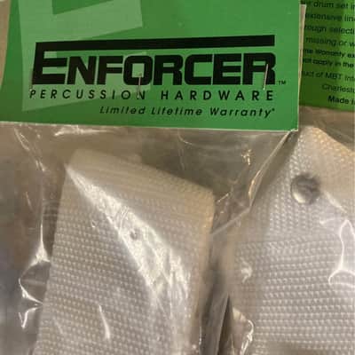 NEW OLD STOCK Enforcer Bass Drum Strap Sling (lot of 3) 2010s - White image 2