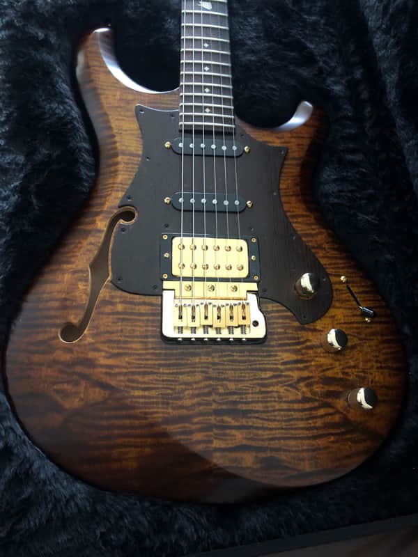 Knaggs Severn Semi Hollow HSS T2 2022 - Semi-gloss Sunflower Burst image 1