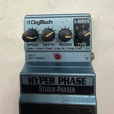 Digitech XHP X-Series Hyper Phase Stereo Phaser 7-Modes Guitar Effect Pedal image 2