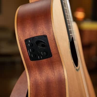 Ortega RCE131SN Family Series Pro Solid Cedar Top Mahogany Neck Cutaway Nylon 6-String Classical Acoustic-Electric Guitar w/Gig Bag image 17