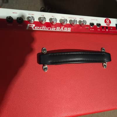 VHT AV-RL-50B Redline 50 Bass 50-Watt 1x12" Bass Combo 2020s - Red - Local Pickup Only image 2