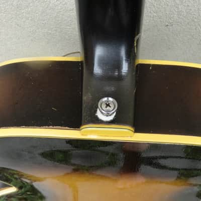 Extremely Rare Vintage Minty 1948 Gibson National Aristocrat 1110  Arch Top Jazz Guitar Video image 10