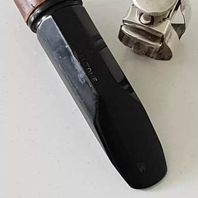 Ben Davis Vocaltone Silver Jazz Bb Clarinet Mouthpiece + Ligature - Vintage Rare image 2