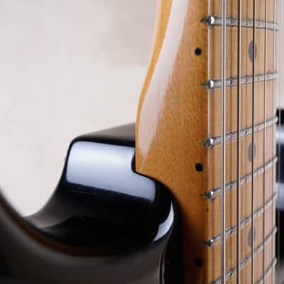 Fender American Vintage '57 Stratocaster 1990 Black USA Reissue w/ OHSC image 15