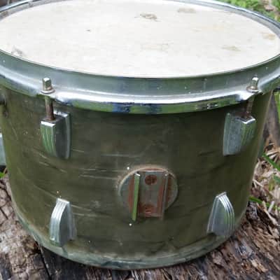1958-59 Vintage Ludwig Jazz Festival Sky Blue Pearl Drum Set image 8