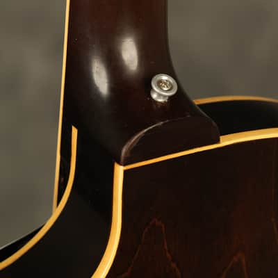 1956 Gibson ES-225 T Sunburst with original Brown hardshell case image 17