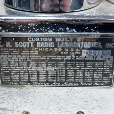 Scott Philharmonic Console Radio Chassis imagen 10