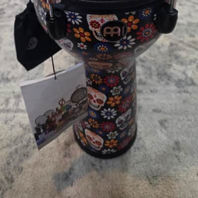 Meinl Percussion Jumbo Djembe - 10 inch, Day of the Dead with Matching Head Bild 3