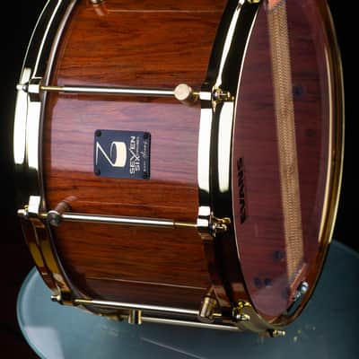 Seven Six Drum Company 8x14 Jiant Jatoba Brazilian Cherry Custom Snare Drum 2022 High Gloss Polyeste image 4