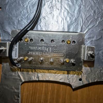 Stratocaster pickguard with Seymour Duncan Distortion pickups and Ibanez 5-way switching image 6