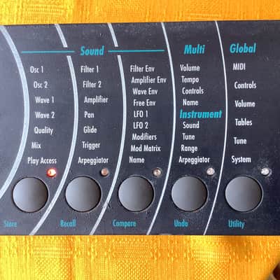 Waldorf Microwave II Rackmount Wavetable Synthesizer 1997 - Black Bild 4