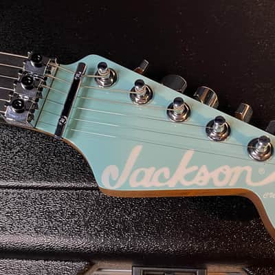 NEW ! Jackson Custom Shop Dinky HSH - Roasted Maple Neck & Ebony Fretboard - DK - Daphne Blue - Authorized Dealer - 8.1 lbs - G06676 image 5