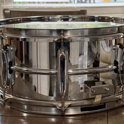 Tama Rockstar 6.5 x14 snare drum 90s - chrome image 2