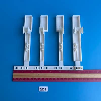 CASIO LK-100 LK-110 Lighting Keyboard Part: White Keys [D-F-A-C] High Octave Set image 6