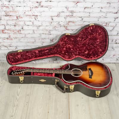 Taylor - (2025) 454ce TSB - 12-String Acoustic-Electric Guitar - Tobacco Sunburst Top - with  Hardshell Case - x5062 (454ce TSB-9) image 11