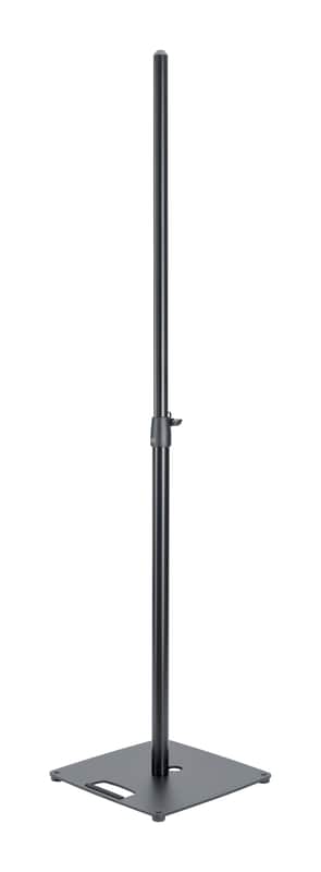 K&M 26731 Fixed-Height Speaker Stand with Flat Steel Base Plate image 1