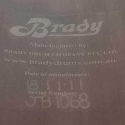 Brady 7x12 Jarrah Block Snare Drum 2011 image 11