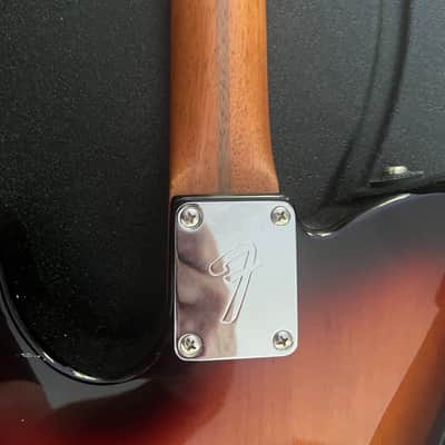 Warmoth Telecaster - wide neck (1 3/4 nut) boatneck mahogany w ebony. Earvana - Clear Satin Nitro image 8