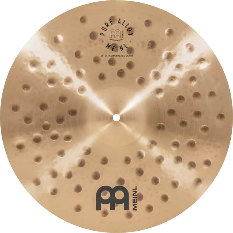 Meinl Pure Alloy Extra Hammered Crash Cymbal, 18" image 1