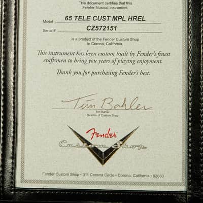 Fender Custom Shop 2023 Collection Time Machine 1965 Telecaster Custom - Heavy Relic image 8