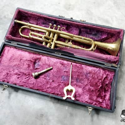 Conn / Musicraft "Stencil Horn" Bb Trumpet (1920s Lacquered Brass) image 1