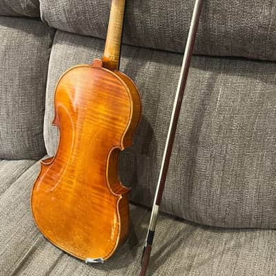 Professional Fritz Arnold Brückner 4/4 Violin Outfit with Knoll Bow 1965 image 3