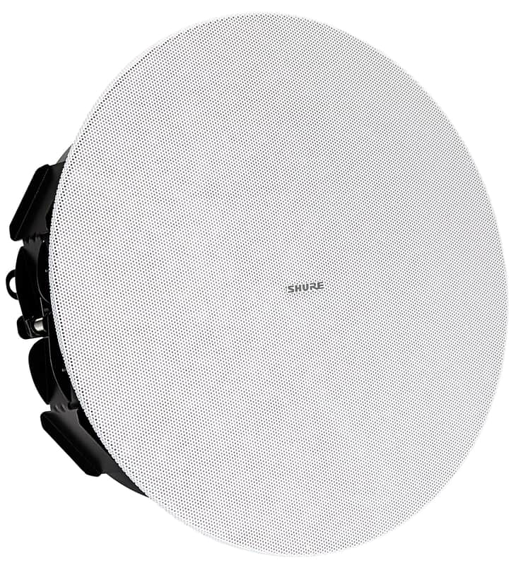 Shure MXN5W-C 5.25 Ceiling Dante Loudspeaker, White image 1