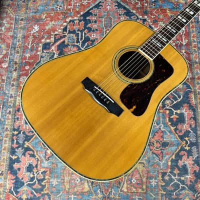*Video* Canyon W-60 Lawsuit Era Guild Style Dreadnought Made in Japan by Yamaki - 1970's image 2