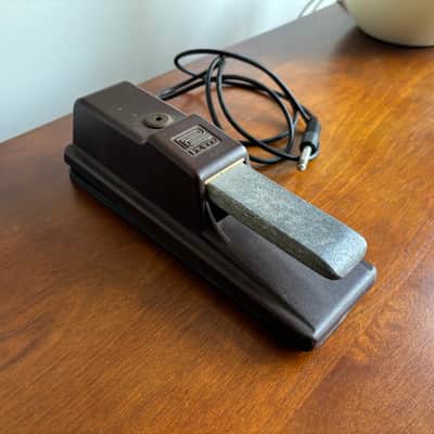 Vintage 1980s Brown Roland Expression Sustain Foot Pedal image 1