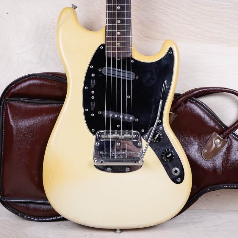 Fender Mustang 1978 Olympic White Vintage USA w/ Bag image 1