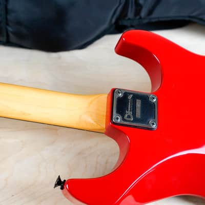 Charvel DK-065 SSH Model 3 Lefty 1990 Ferarri Red Made in Japan MIJ w/ Bag image 16