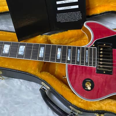 NEW! Gibson Dealer Select Custom Shop Les Paul Custom AAA Figured Top - Transparent Pink - Authorized Dealer - WOW! 8.8 lbs - G06328 image 10