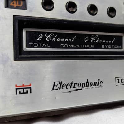 Morse Electrophonic AM FM Multiplex Stereo Receiver 8 Track Tape Player Vintage Tested image 9