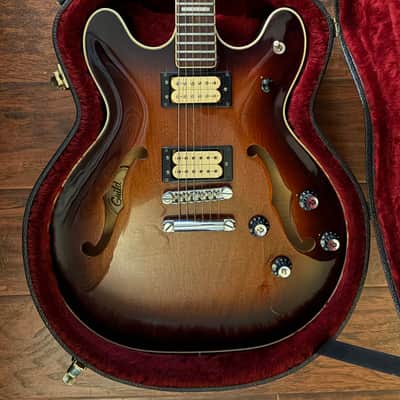 Guild Starfire IV SF 4D 1981 USA vintage with factory DiMarzio pickups OG plush hardshell case image 13
