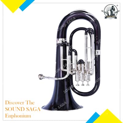 Brand new Euphonium 3 valve Silver Chrome Finish image 7