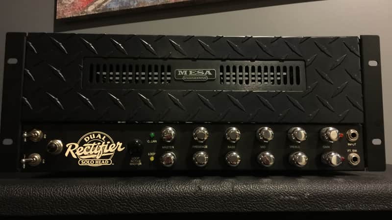 Mesa Boogie Dual Rectifier Rackmount Rack Late '90s Black On Blacker image 1