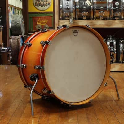 1990s Ayotte Custom Maple Sunburst Drum Kit 14x20 14x14 8x12 5.5x14 image 2