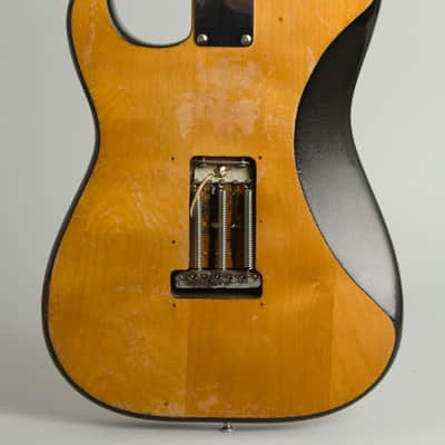Fender  Stratocaster Owned and extensively used by Elliott Sharp Solid Body Electric Guitar (1964), ser. #L33715, black tolex hard shell case. image 6