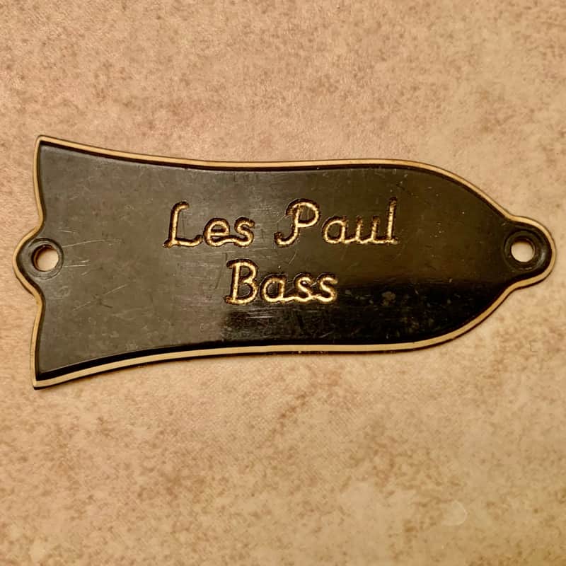 Gibson Les Paul Bass 70’s Truss Rod Cover image 1