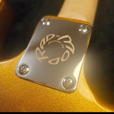 Rad-Mod Guitars Miltown Wave Gold 1 of 5 + Hard Case image 4