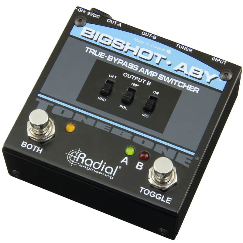 Radial Bigshot ABY True-Bypass Amp Switcher V2 Black / Blue image 1