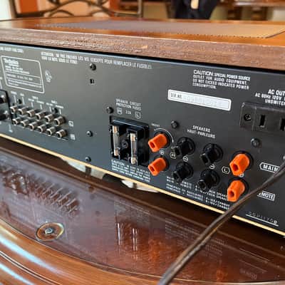 Technics Vintage Receiver SA-300 late 70's - VINYL COVERED image 11