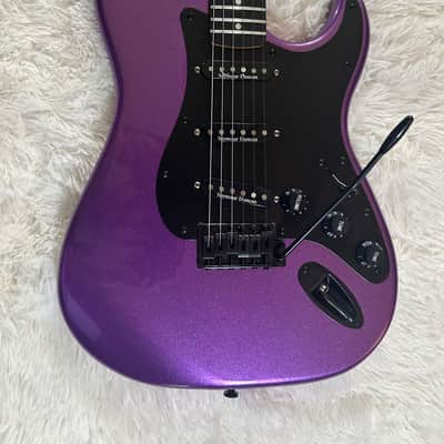 Metallic Purple Stratocaster - Custom Built - Black Hardware - Seymour Duncan Pickups - Blender Mod image 6