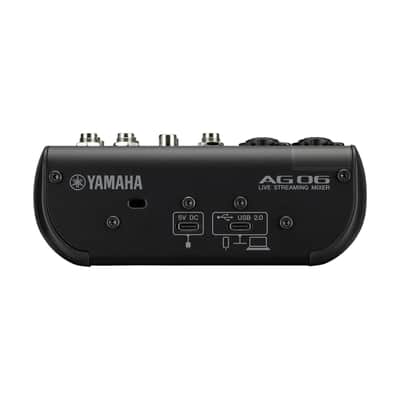 Yamaha AG06MK2 Live Streaming Mixer and Interface, - Bundled with Cubase AI image 3