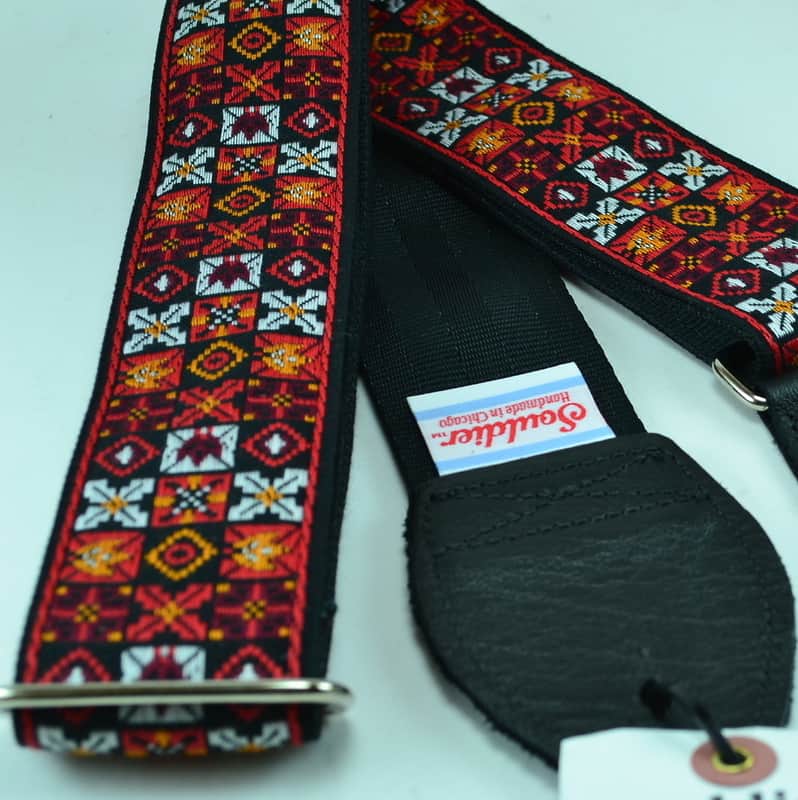 Souldier Woodstock Red Guitar Strap image 1