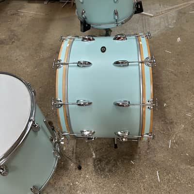 Slingerland Gene kupra deluxe ensemble 1956/59 - Sea foam lacqued image 5